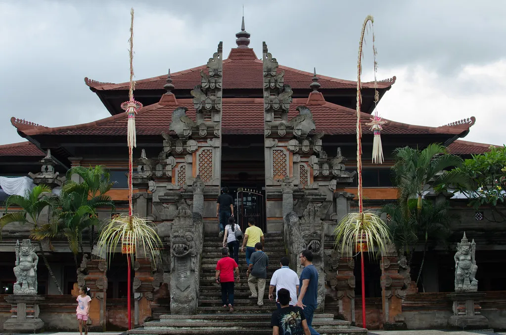 The candi bentar gateway of the Bali Art Centre in Denpasar